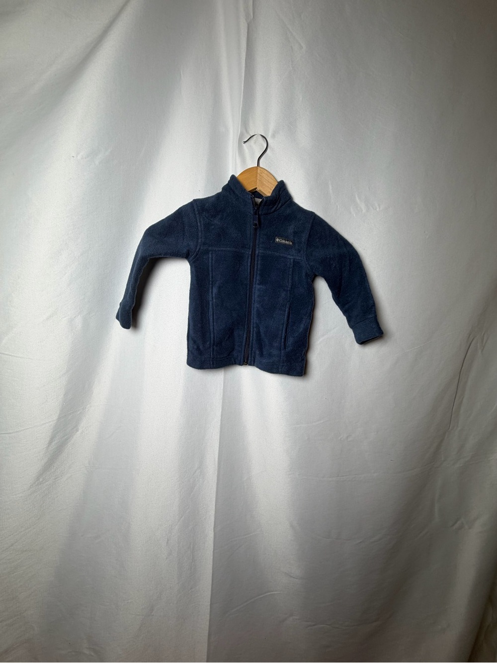 Columbia Kids Navy Blue Fleece Zip-Up Jacket